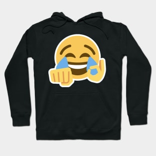 Hitting That Yeet - Crying Laughing Ok Emoji Yeet Hoodie